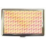 Geometric Pink & Yellow  Cigarette Money Case