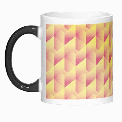 Geometric Pink & Yellow  Morph Mug from ArtsNow.com Left