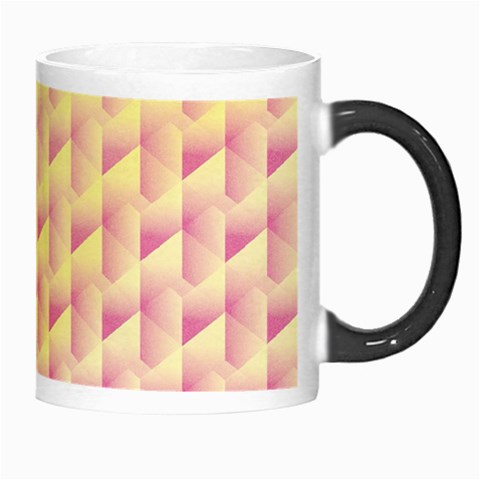 Geometric Pink & Yellow  Morph Mug from ArtsNow.com Right