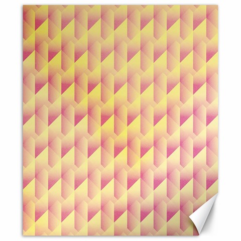 Geometric Pink & Yellow  Canvas 20  x 24  (Unframed) from ArtsNow.com 19.57 x23.15  Canvas - 1