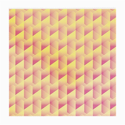 Geometric Pink & Yellow  Glasses Cloth (Medium, Two Sided) from ArtsNow.com Back