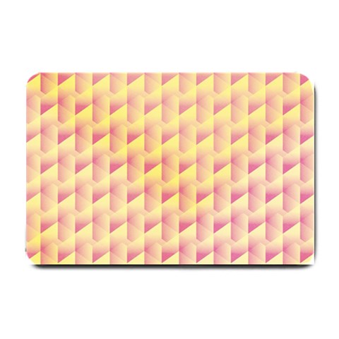 Geometric Pink & Yellow  Small Door Mat from ArtsNow.com 24 x16  Door Mat