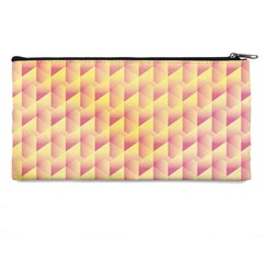 Geometric Pink & Yellow  Pencil Case from ArtsNow.com Back