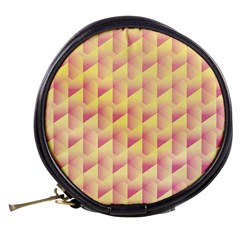 Geometric Pink & Yellow  Mini Makeup Case from ArtsNow.com Back