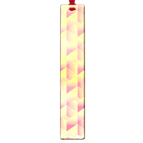 Geometric Pink & Yellow  Large Bookmark from ArtsNow.com Front