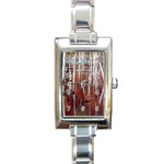 Automn Swamp Rectangular Italian Charm Watch