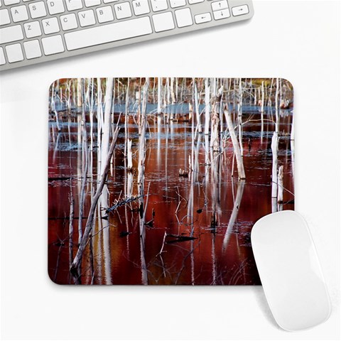 Automn Swamp Large Mouse Pad (Rectangle) from ArtsNow.com Front