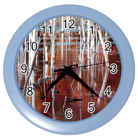 Automn Swamp Wall Clock (Color) from ArtsNow.com Front