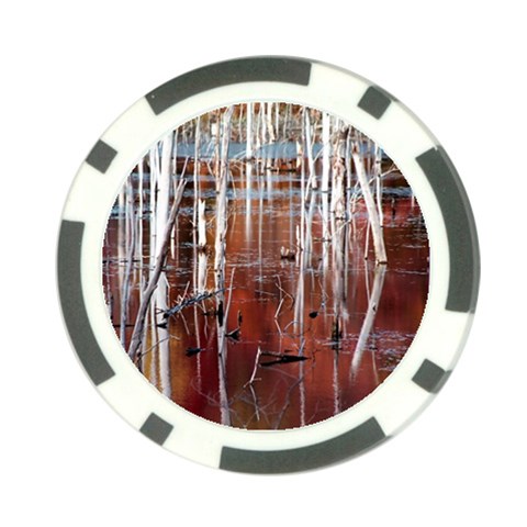 Automn Swamp Poker Chip (10 Pack) from ArtsNow.com Back