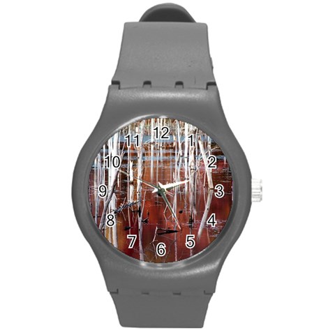 Automn Swamp Plastic Sport Watch (Medium) from ArtsNow.com Front