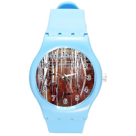 Automn Swamp Plastic Sport Watch (Medium) from ArtsNow.com Front