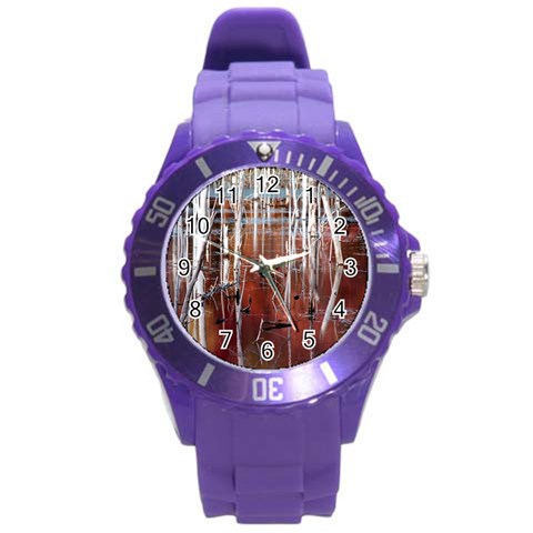 Automn Swamp Plastic Sport Watch (Large) from ArtsNow.com Front