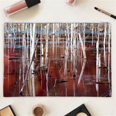 Automn Swamp Cosmetic Bag (XXL) from ArtsNow.com Back