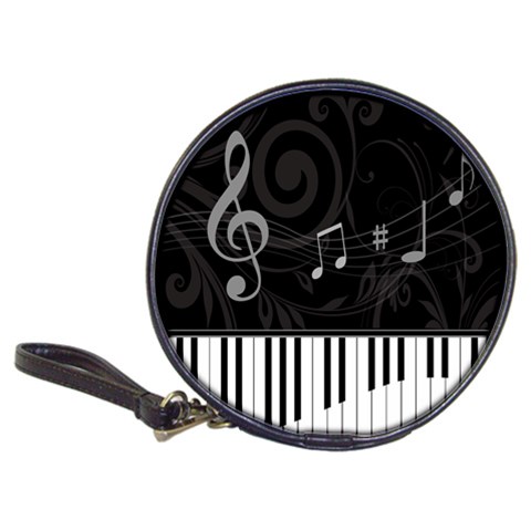 Whimsical Piano keys and music notes Classic 20 Front