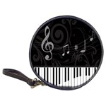 Whimsical Piano keys and music notes Classic 20-CD Wallet