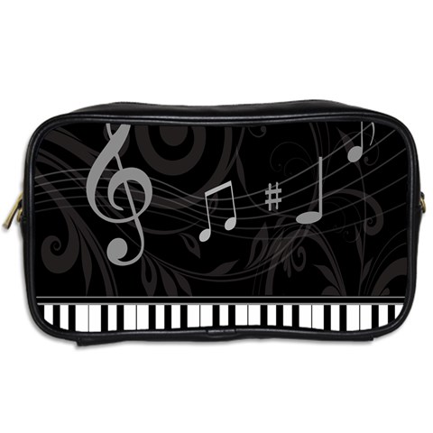 Whimsical Piano keys and music notes Toiletries Bag (Two Sides) from ArtsNow.com Back