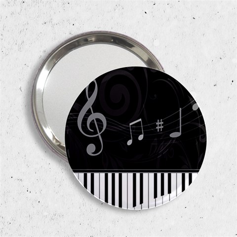 Whimsical Piano keys and music notes 2.25  Handbag Mirror from ArtsNow.com Front