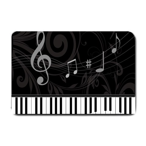 Whimsical Piano keys and music notes Small Doormat from ArtsNow.com 24 x16  Door Mat