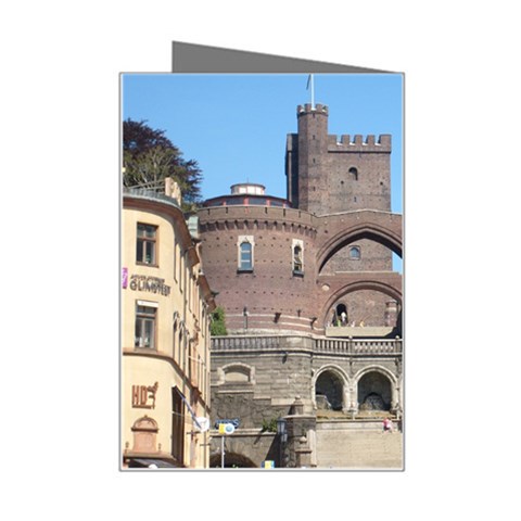 Helsingborg Castle Mini Greeting Card from ArtsNow.com Right