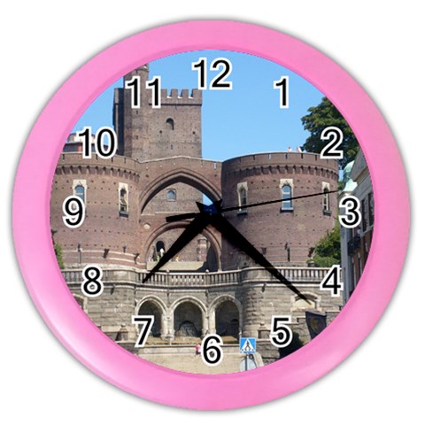 Helsingborg Castle Wall Clock (Color) from ArtsNow.com Front