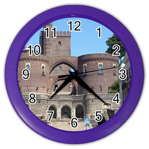 Helsingborg Castle Wall Clock (Color) from ArtsNow.com Front