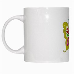 Color Butterfly  White Coffee Mug from ArtsNow.com Left