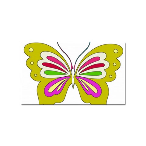 Color Butterfly  Sticker (Rectangle) from ArtsNow.com Front