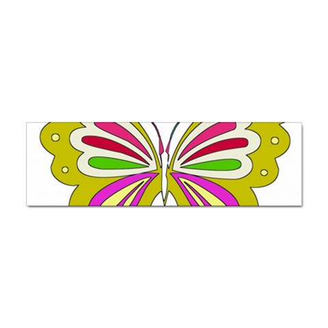 Color Butterfly  Bumper Sticker 100 Pack from ArtsNow.com Front