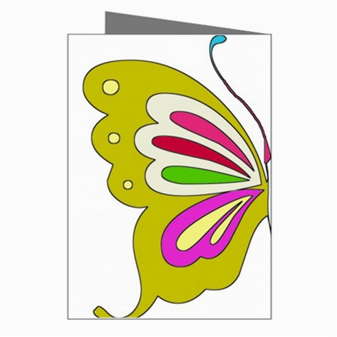 Color Butterfly  Greeting Card from ArtsNow.com Right