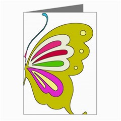 Color Butterfly  Greeting Card (8 Pack) from ArtsNow.com Left