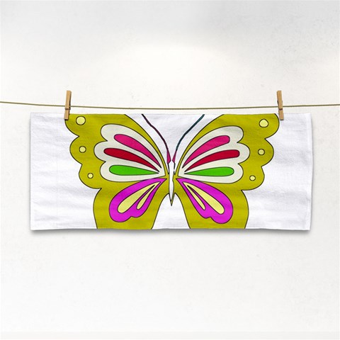 Color Butterfly  Hand Towel from ArtsNow.com Front