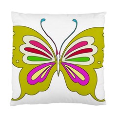 Color Butterfly  Cushion Case (Two Sided)  from ArtsNow.com Back