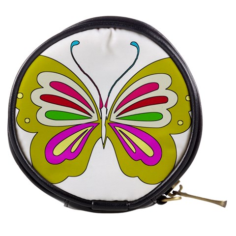 Color Butterfly  Mini Makeup Case from ArtsNow.com Front