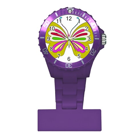 Color Butterfly  Nurses Watch from ArtsNow.com Front