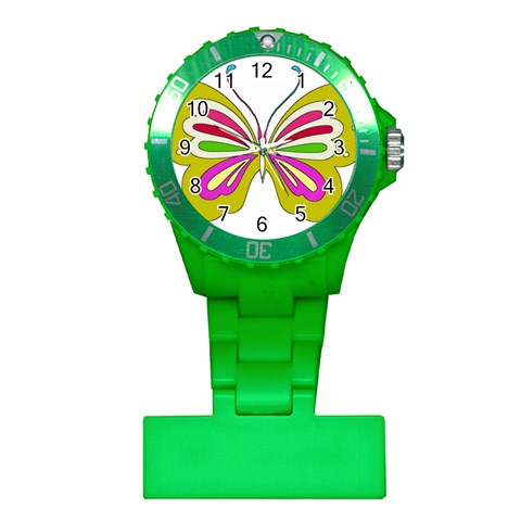 Color Butterfly  Nurses Watch from ArtsNow.com Front