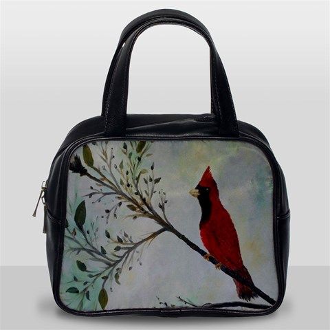 Sweet Red Cardinal Classic Handbag (Two Sides) from ArtsNow.com Back