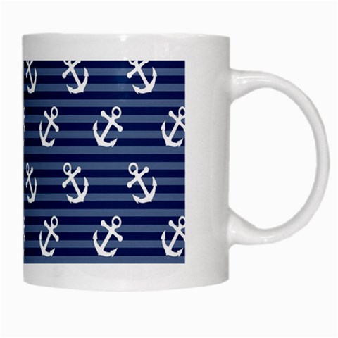 Boat Anchors White Coffee Mug from ArtsNow.com Right