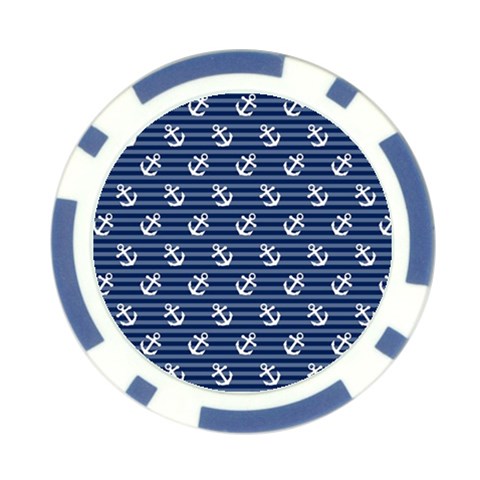 Boat Anchors Poker Chip from ArtsNow.com Front