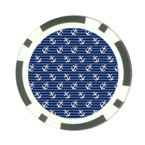 Boat Anchors Poker Chip (10 Pack) from ArtsNow.com Back