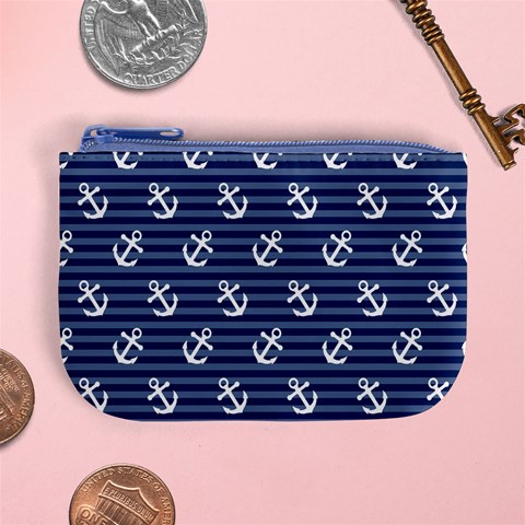 Boat Anchors Coin Change Purse from ArtsNow.com Front