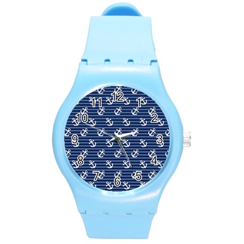 Boat Anchors Plastic Sport Watch (Medium) from ArtsNow.com Front