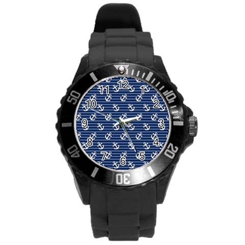 Boat Anchors Plastic Sport Watch (Large) from ArtsNow.com Front