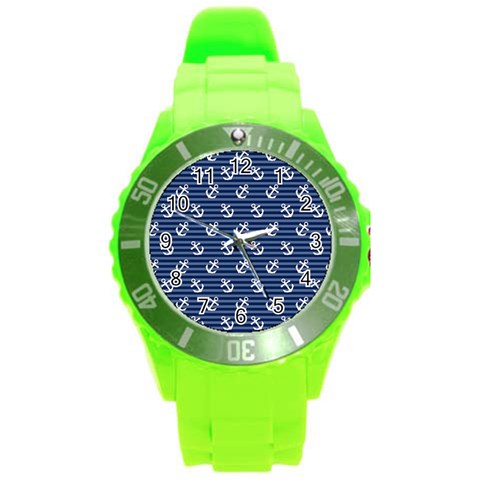 Boat Anchors Plastic Sport Watch (Large) from ArtsNow.com Front