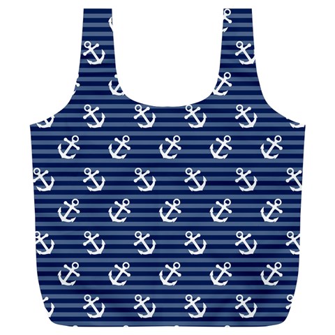 Boat Anchors Reusable Bag (XL) from ArtsNow.com Back