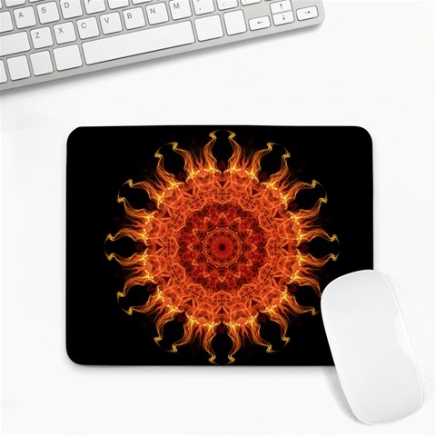 Flaming Sun Small Mouse Pad (Rectangle) from ArtsNow.com Front