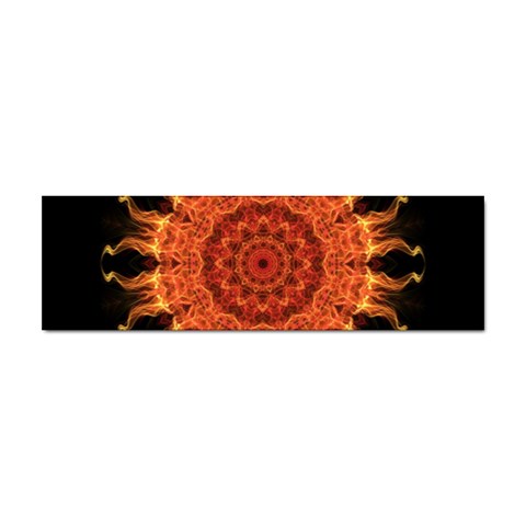 Flaming Sun Bumper Sticker from ArtsNow.com Front