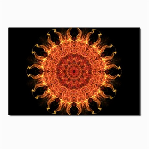 Flaming Sun Postcard 4 x 6  (10 Pack) from ArtsNow.com Front