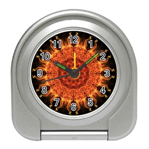 Flaming Sun Desk Alarm Clock from ArtsNow.com Front