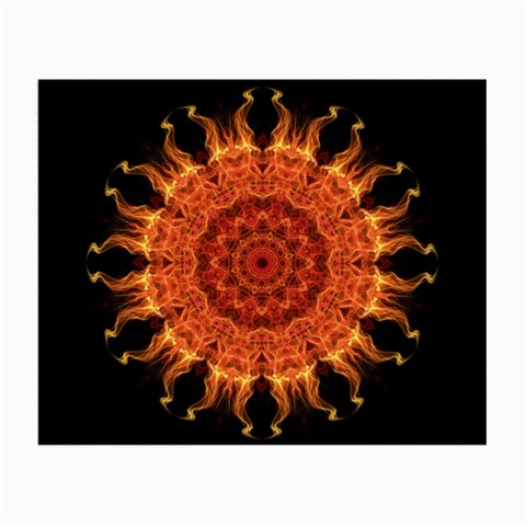 Flaming Sun Glasses Cloth (Small) from ArtsNow.com Front