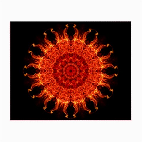 Flaming Sun Glasses Cloth (Small) from ArtsNow.com Front